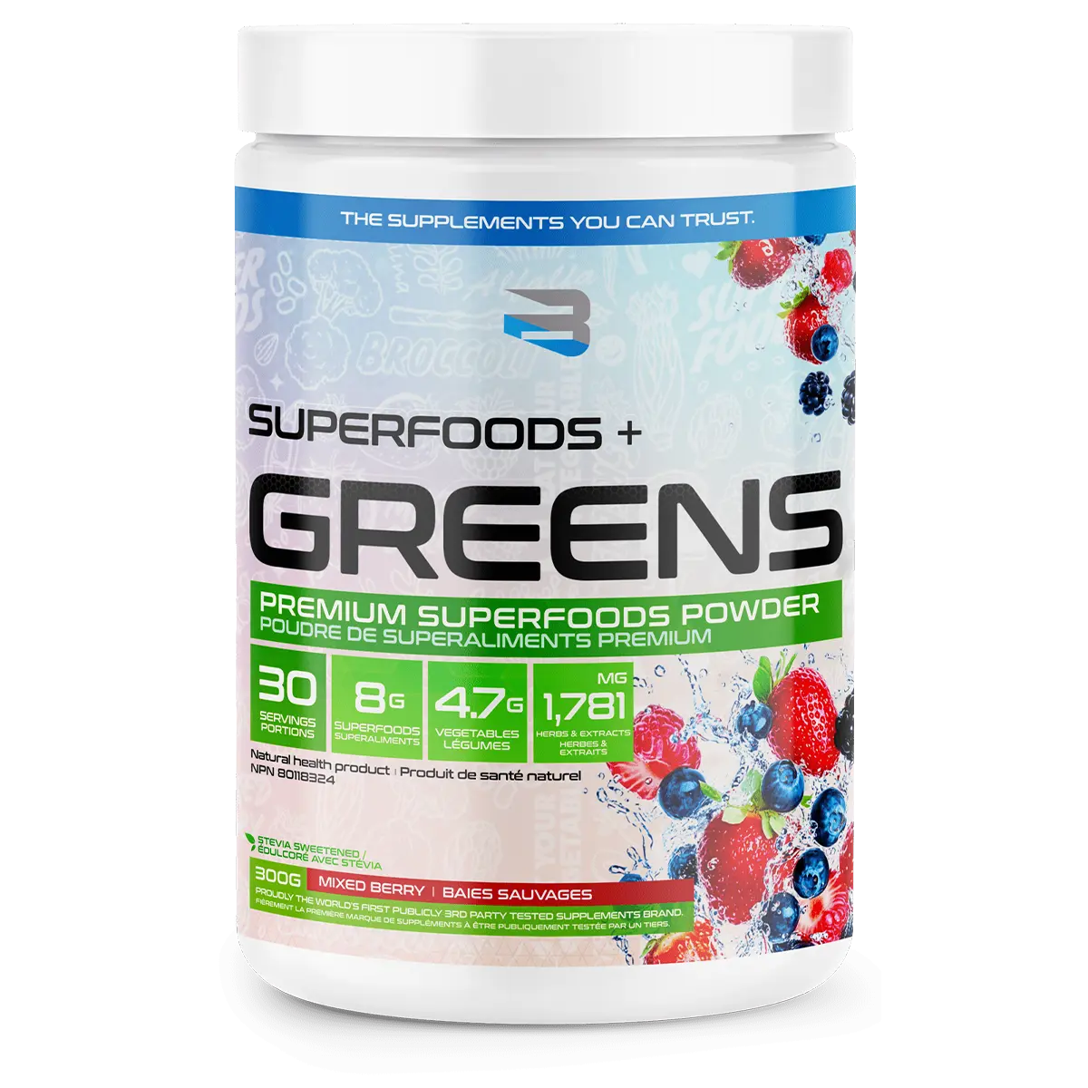 BELIEVE  -  Superfoods + Greens 300g