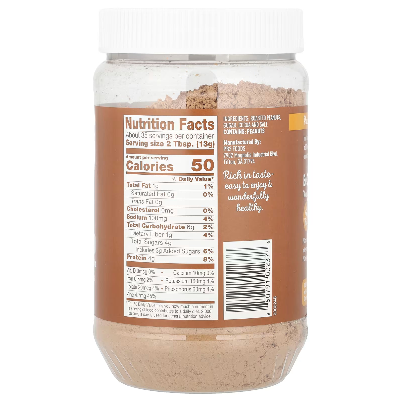 PB2 - Powdered Peanut Butter with Cocoa