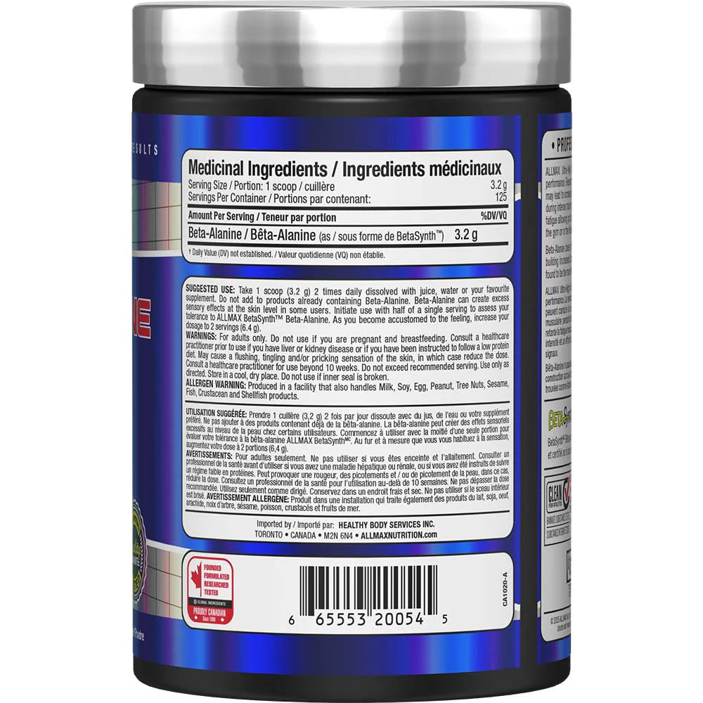 ALLMAX  -  Beta-Alanine, 400 g
