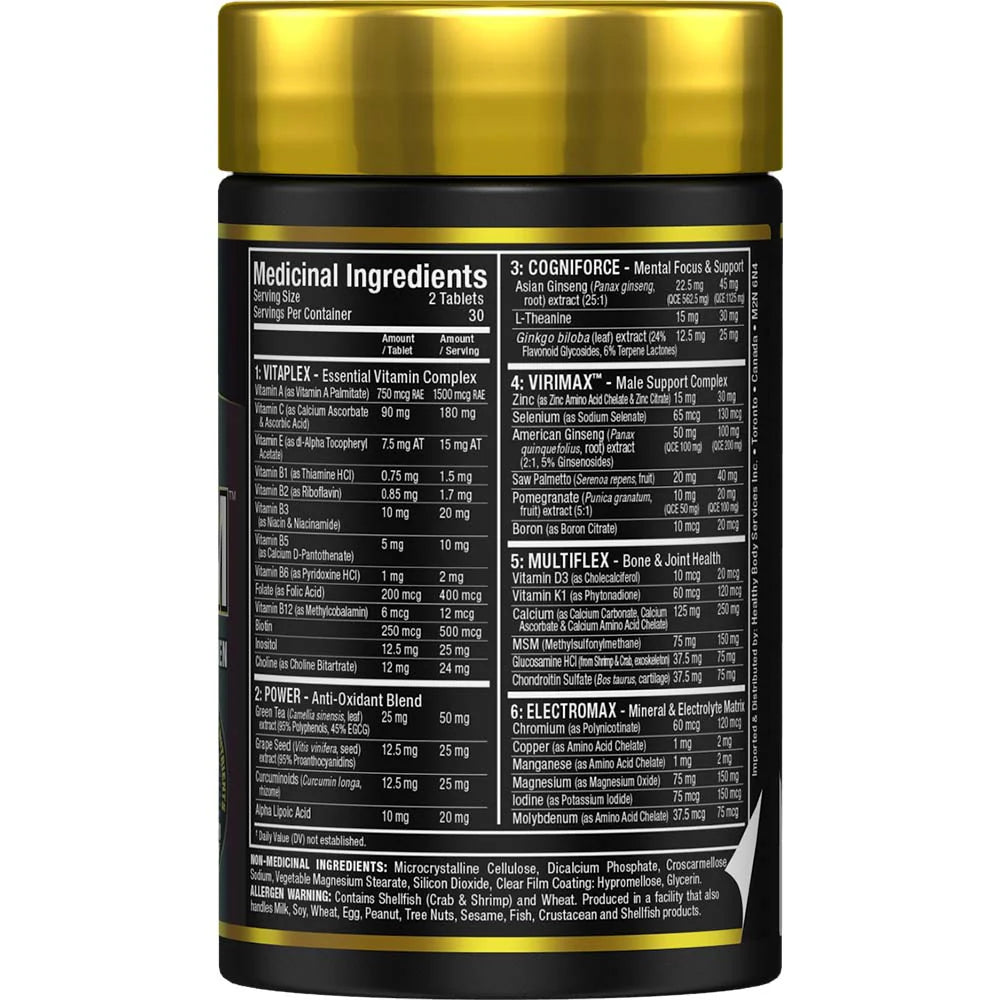 ALLMAX  -  Vitaform Homme, 60 comprimés