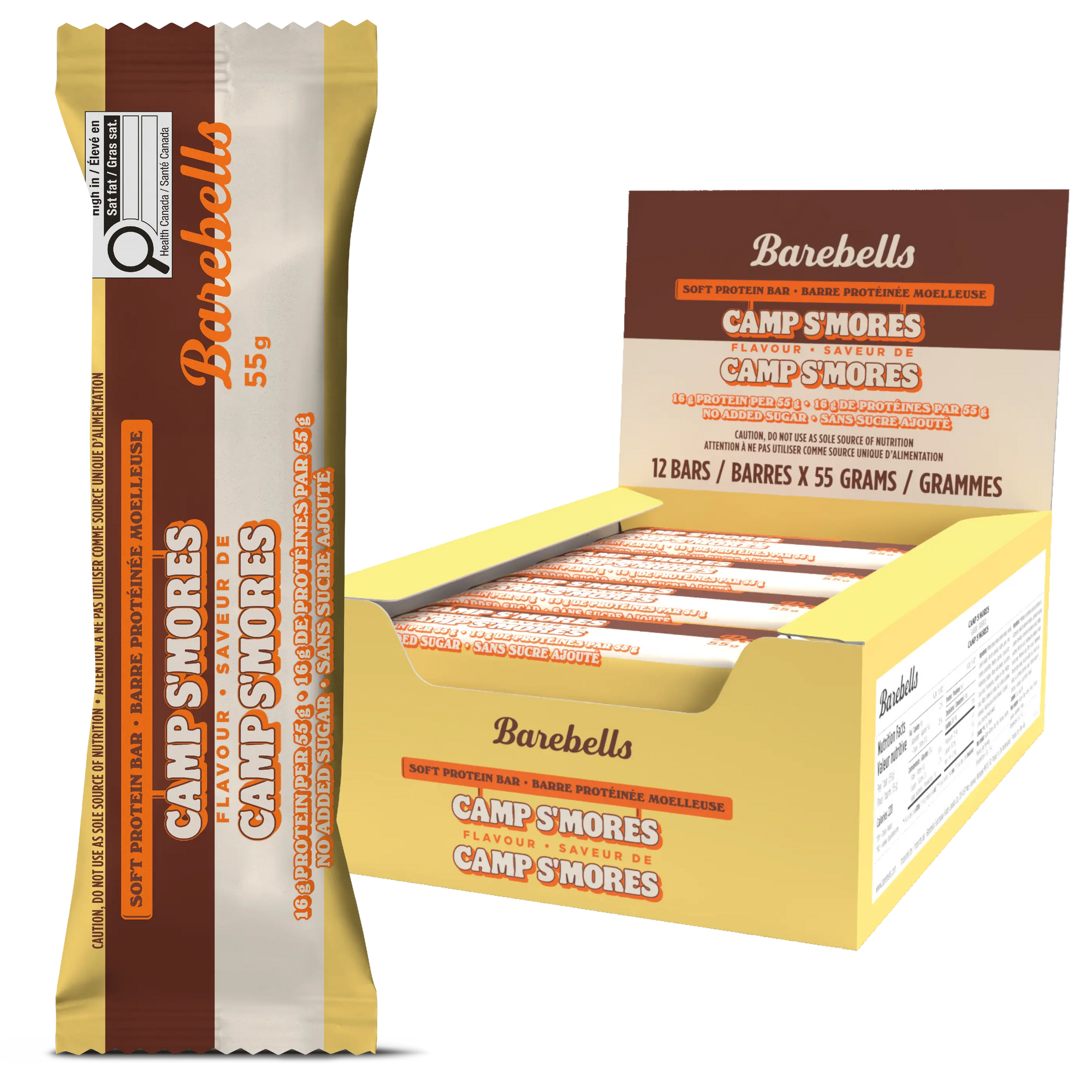BAREBELLS - Soft Protein Bar 12/Box