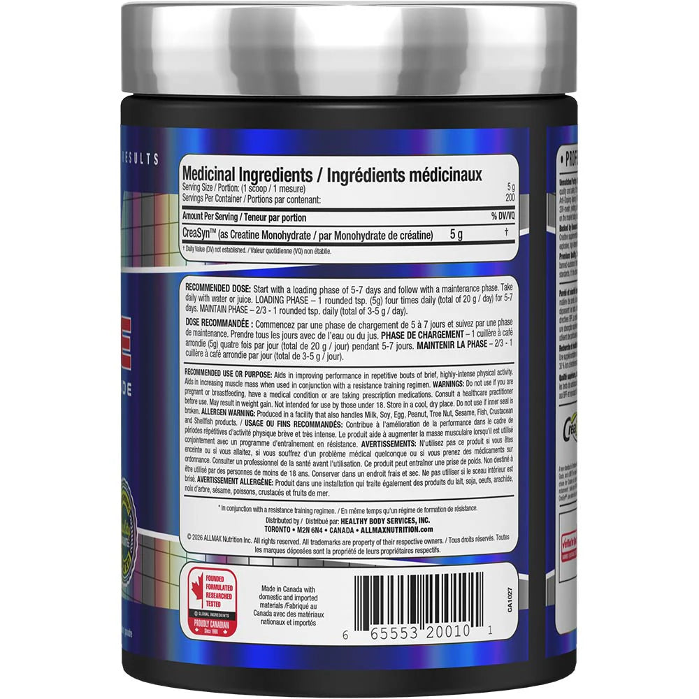 ALLMAX  -  Créatine 1000 g