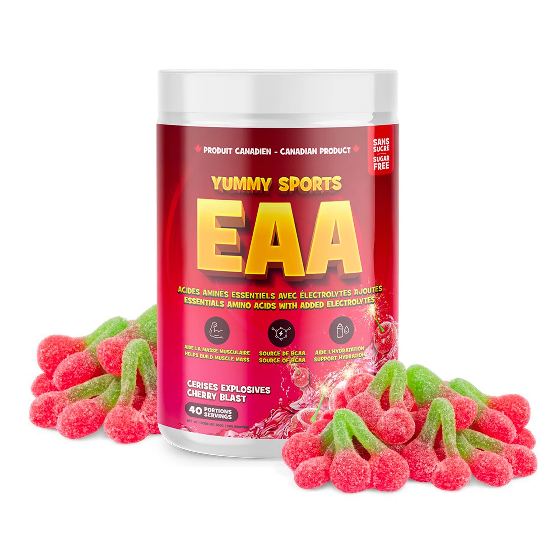 YUMMY SPORTS - EAA + Electrolytes 360 g – CSD - Canadian Supplement ...