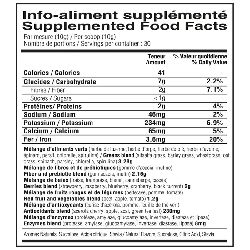 YUMMY SPORTS - Greens 300 g