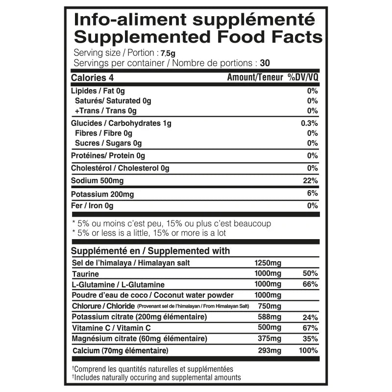 YUMMY SPORTS - Hydra+Électrolytes With Cafeine