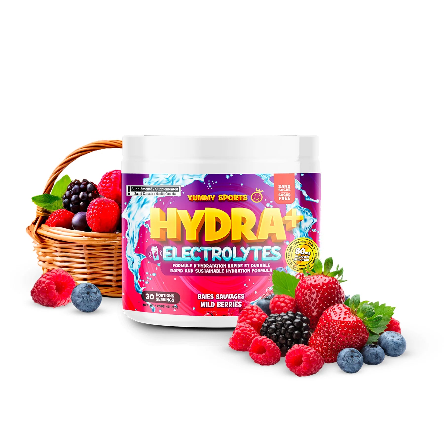 YUMMY SPORTS - Hydra+Électrolytes With Cafeine