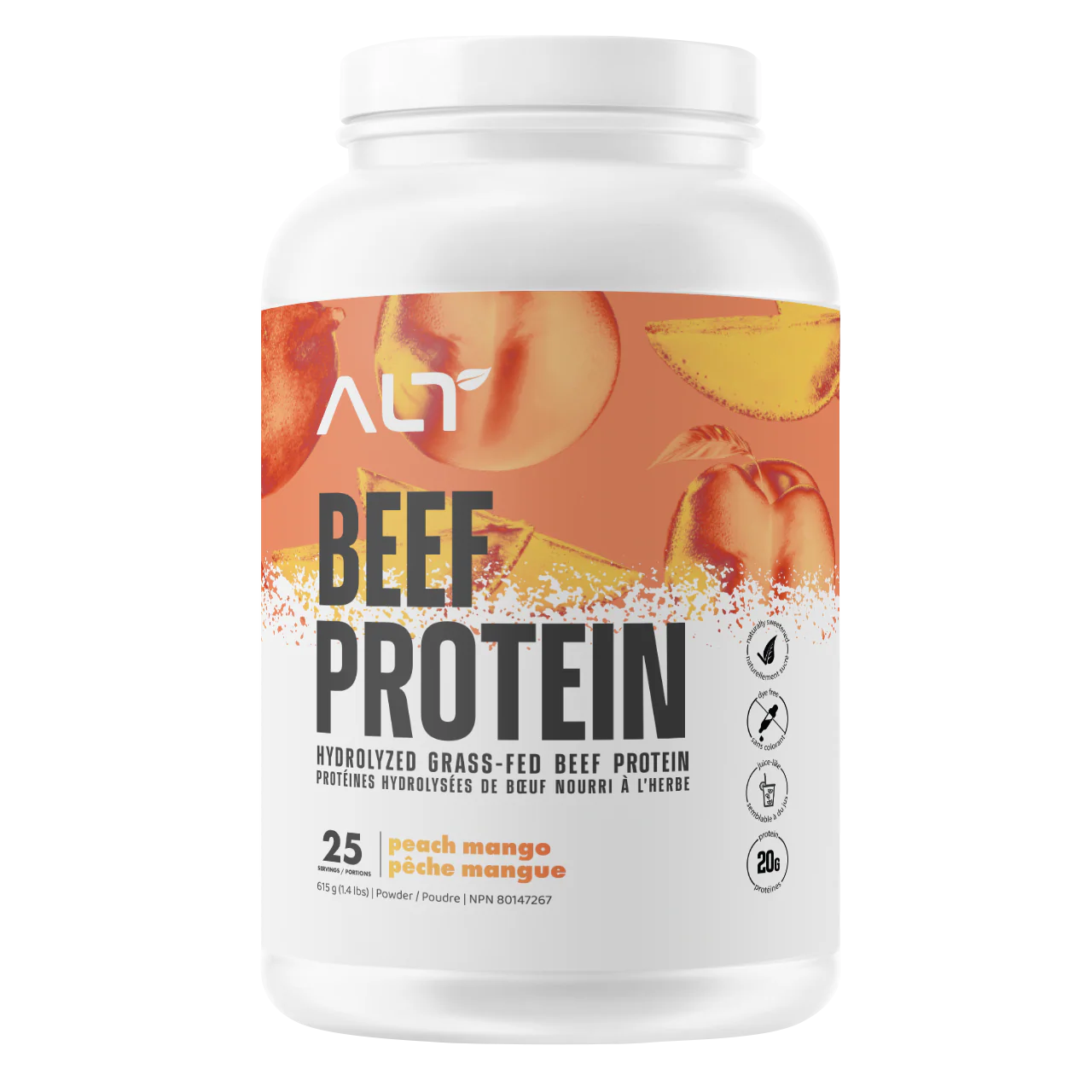 ALT - Hydrolyzed Grass-Fed Beef Protein 25 servings