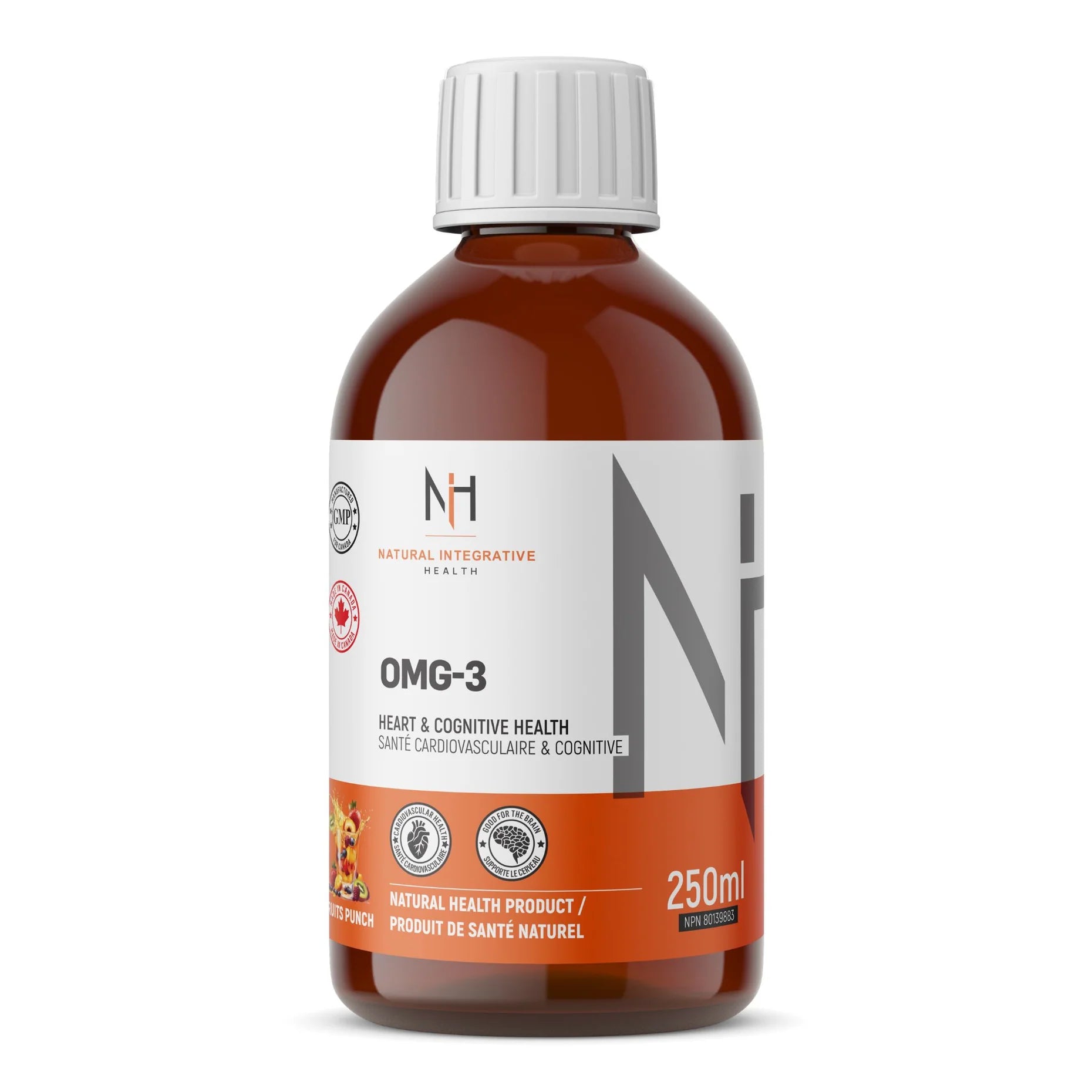 NIH - Omega-3 Liquide Saveur Punch