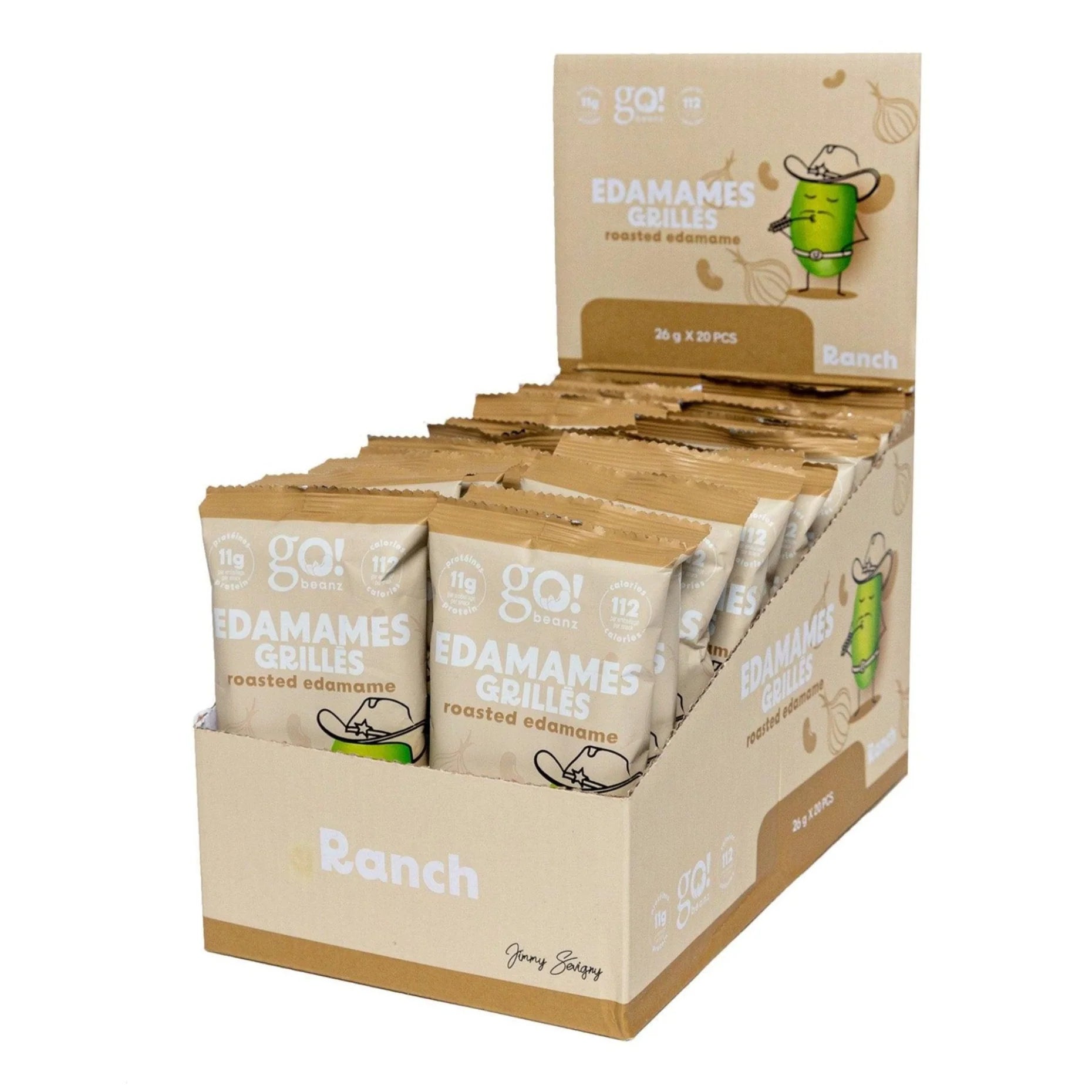 GO! Beanz Edamames Grillés 20/box