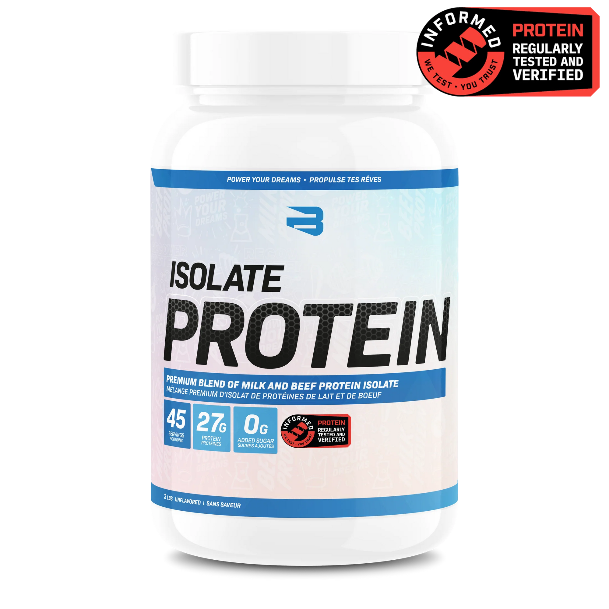 BELIEVE - Unflavoured Isolate Protein 3lbs