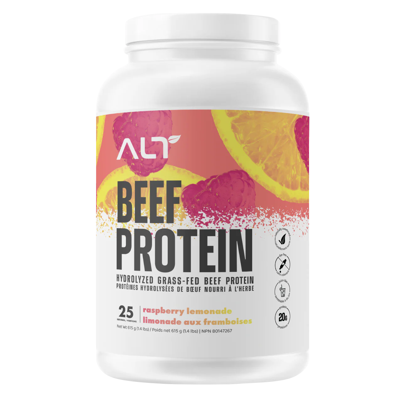 ALT - Hydrolyzed Grass-Fed Beef Protein 25 servings