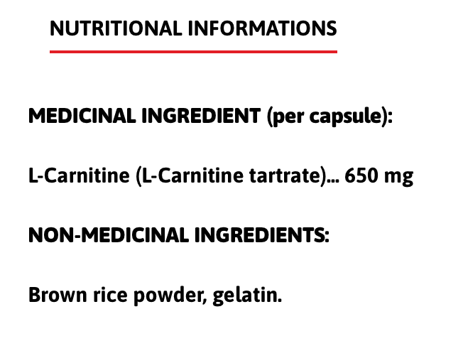 XPN  -  L-Carnitine 650 120 caps
