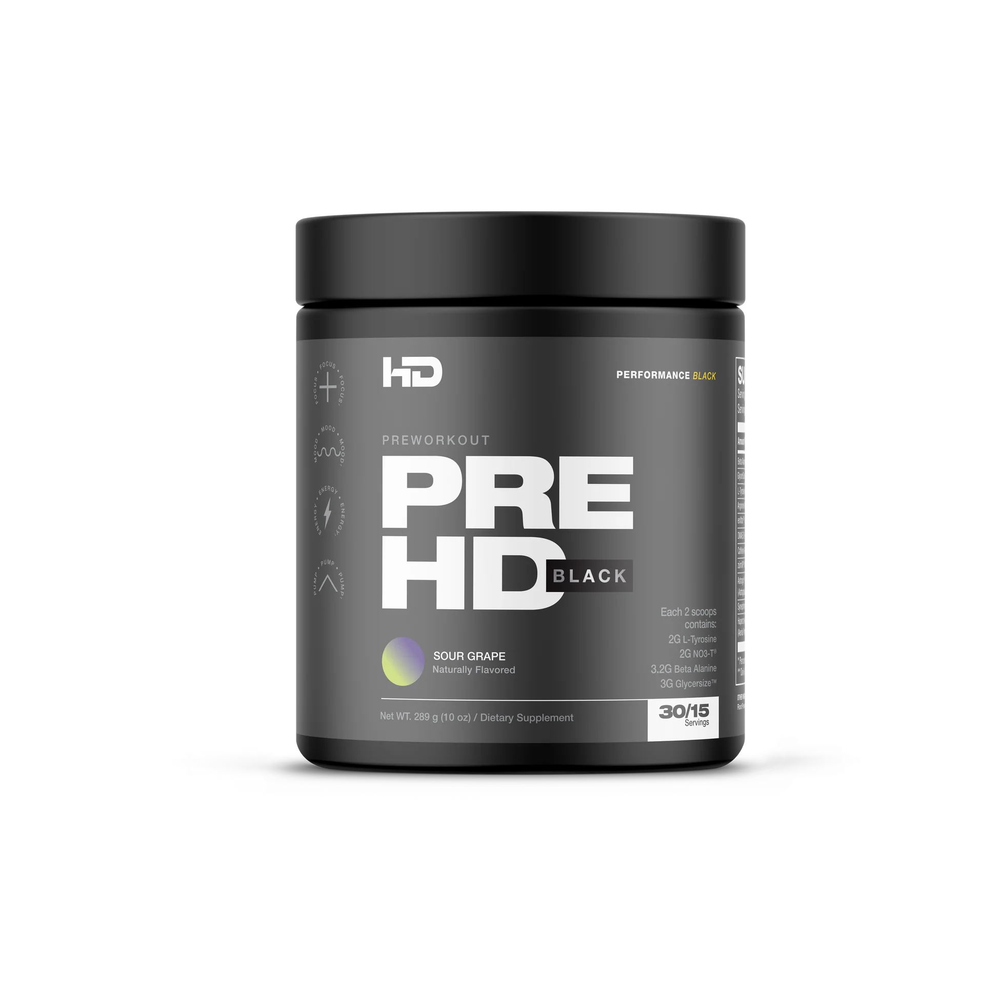 HD MUSCLE  -  Pre HD Black 30 portions