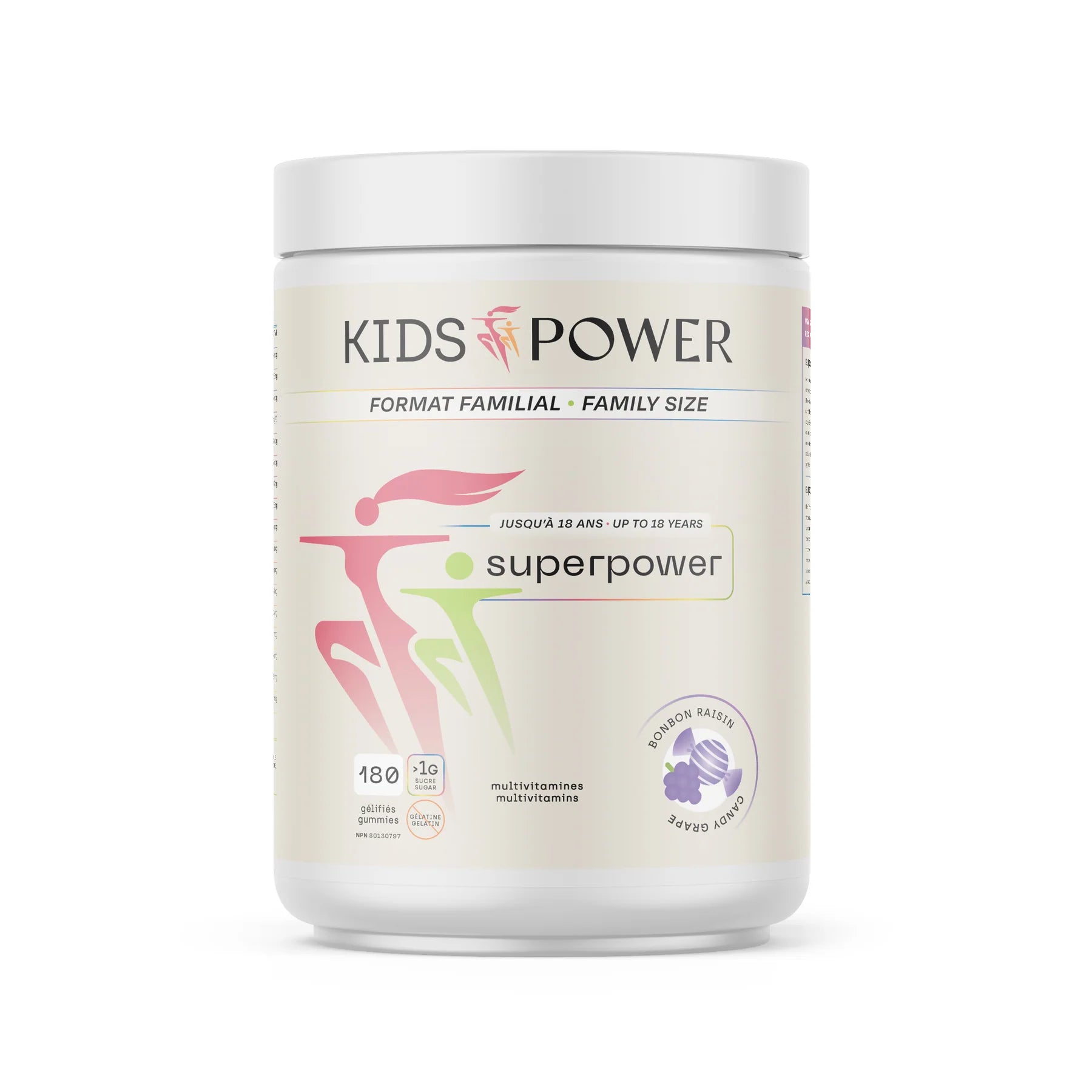 GIRL POWER - KIDS POWER - Superpower Multivitamins 180 gummies