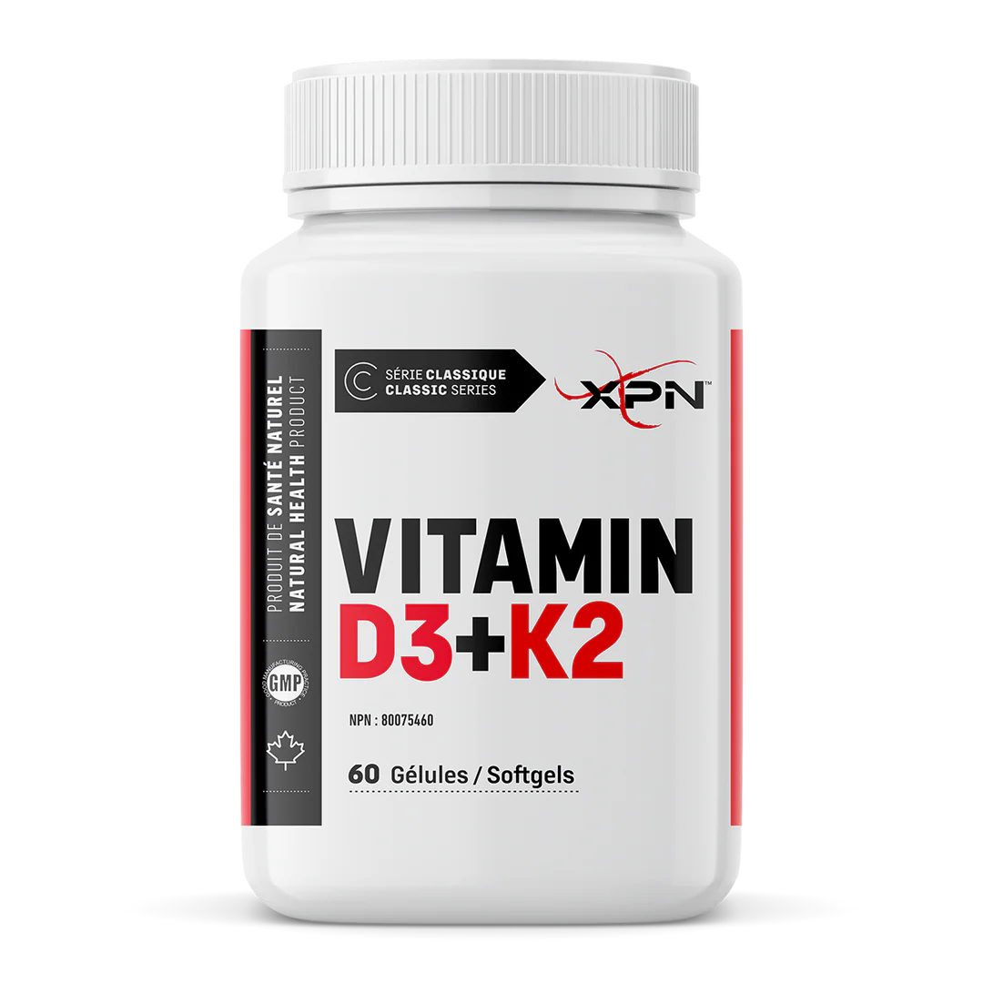 XPN - Vitamin D3+K2 60 caps – CSD - Canadian Supplement Distribution