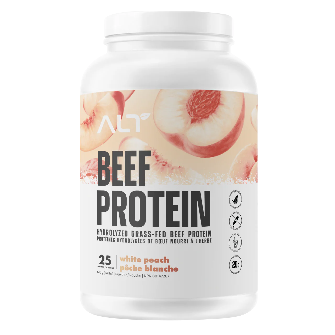 ALT - Hydrolyzed Grass-Fed Beef Protein 25 servings