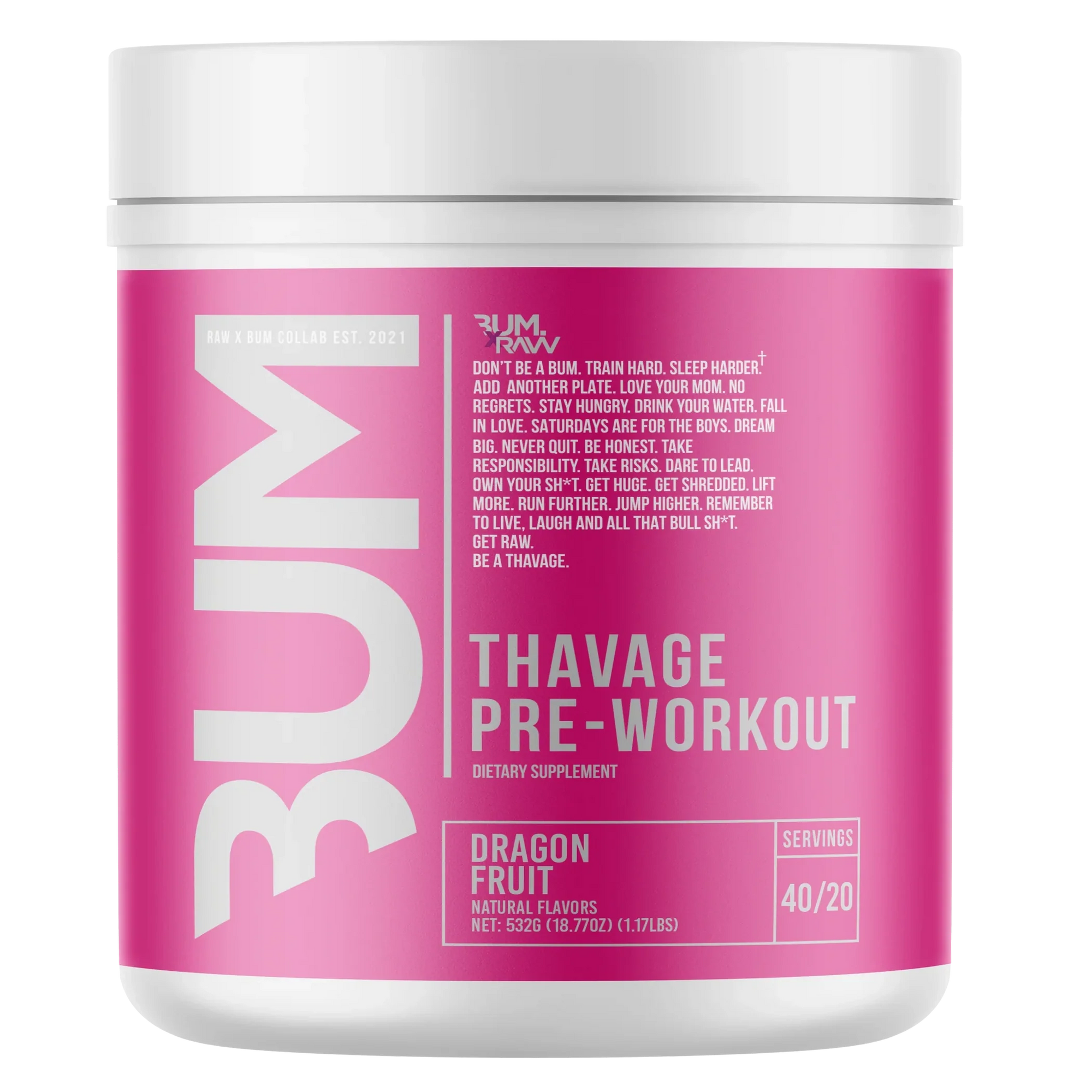 CBUM - Thavage Pre-Workout