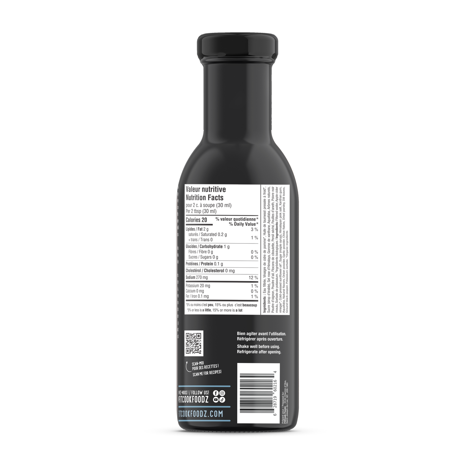 Fitcook Foodz | 12 - Vinaigrette - La Ranch