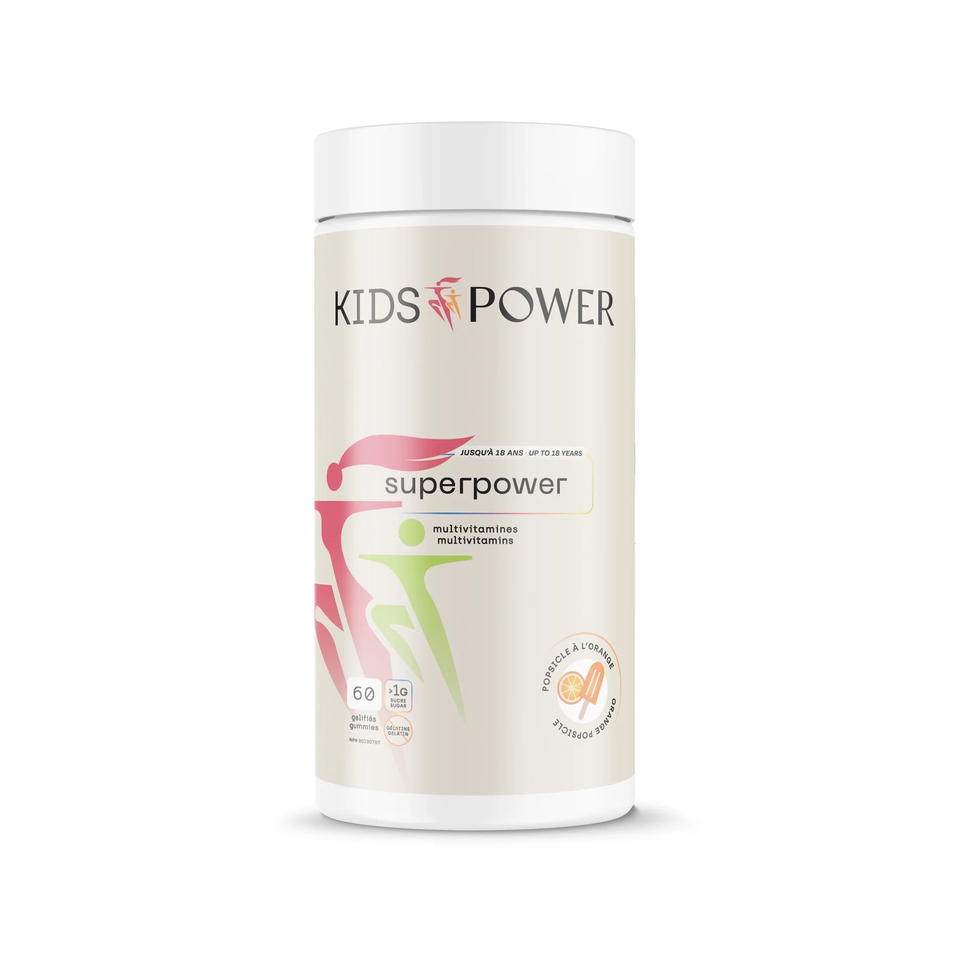 GIRL POWER - KIDS POWER - Superpower 60 gummies