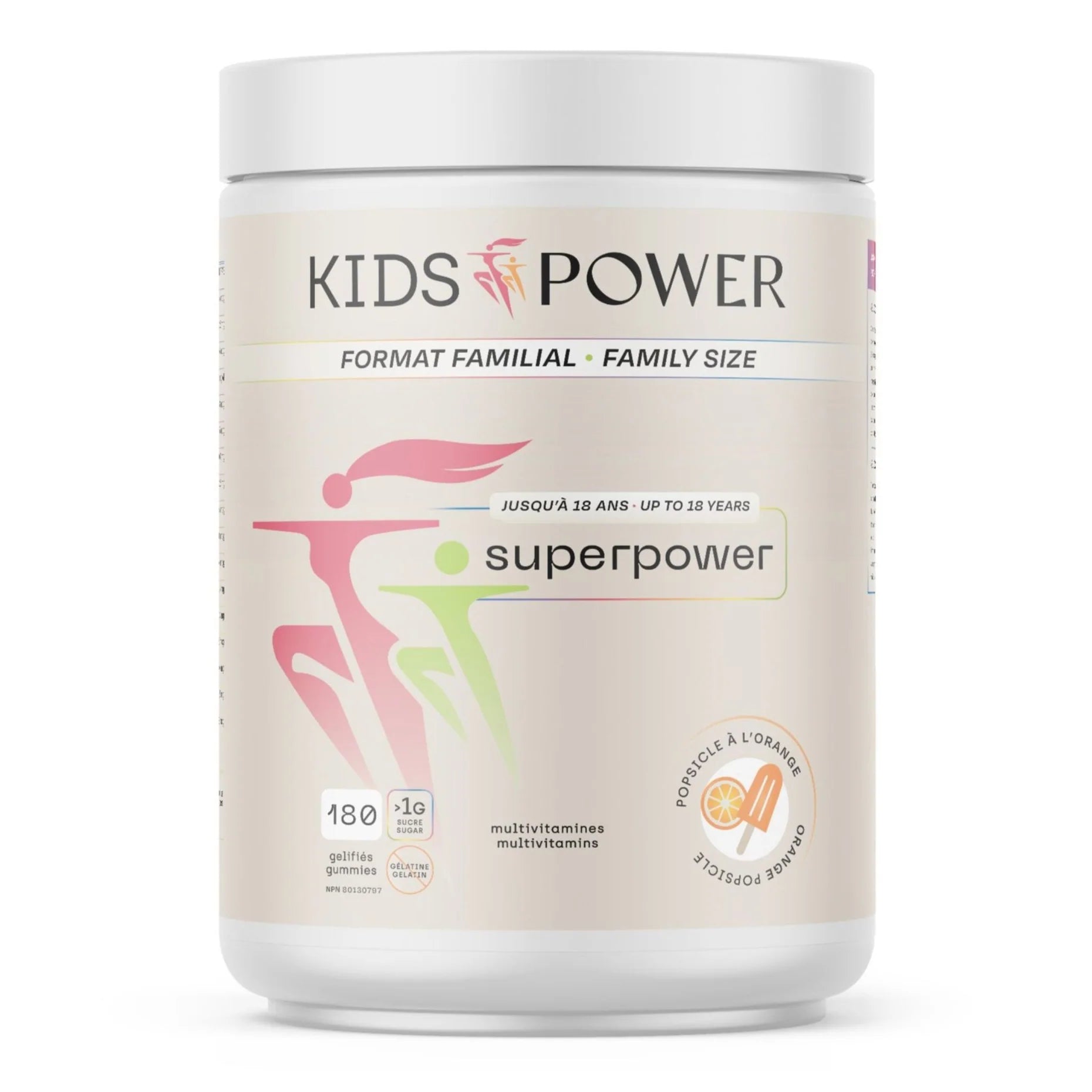 GIRL POWER - KIDS POWER - Superpower Multivitamins 180 gummies