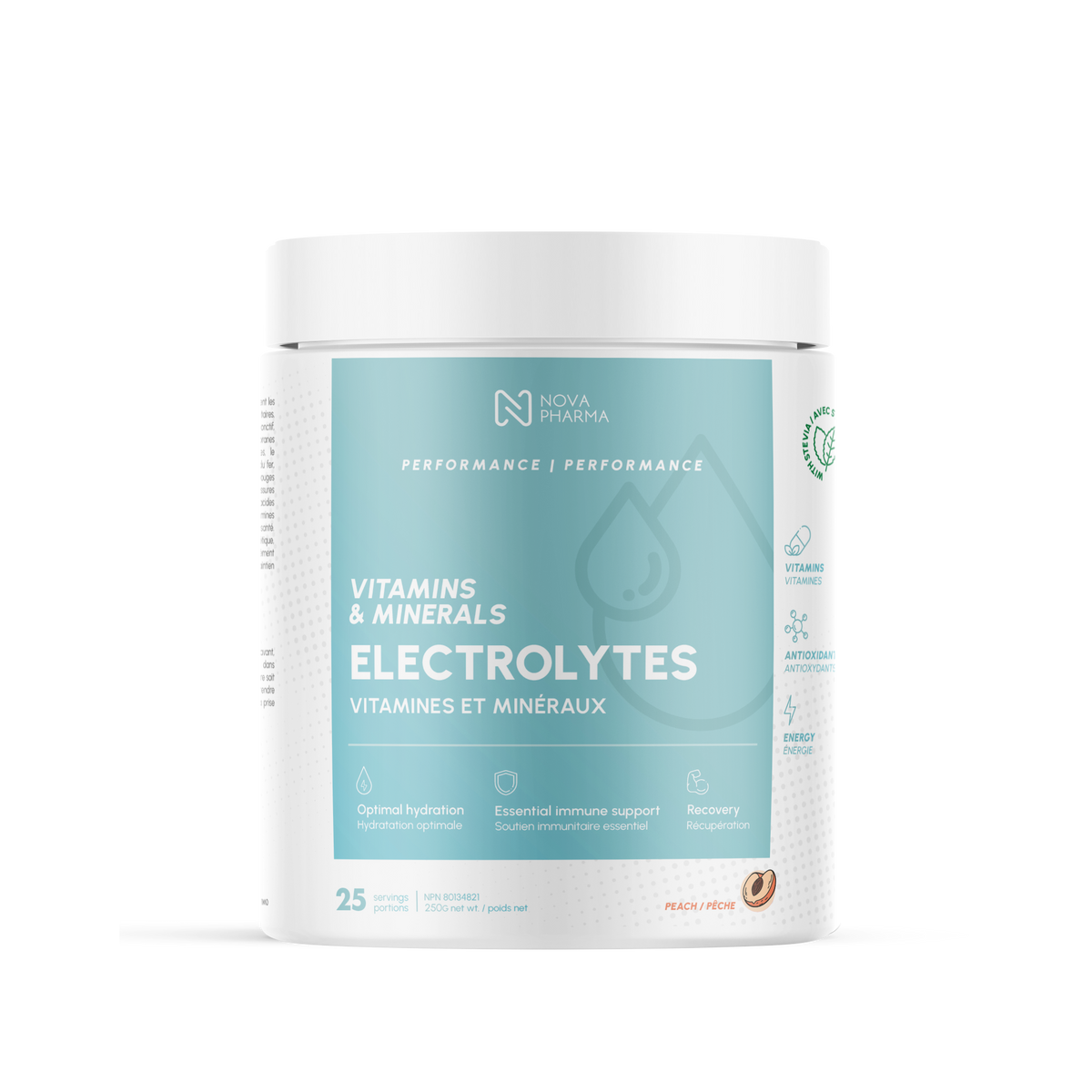 Nova Pharma Electrolytes Powder, 25 Servings – CSD - Canadian ...