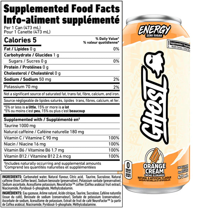 GHOST - Energy Drink (12x) (Canadian version)