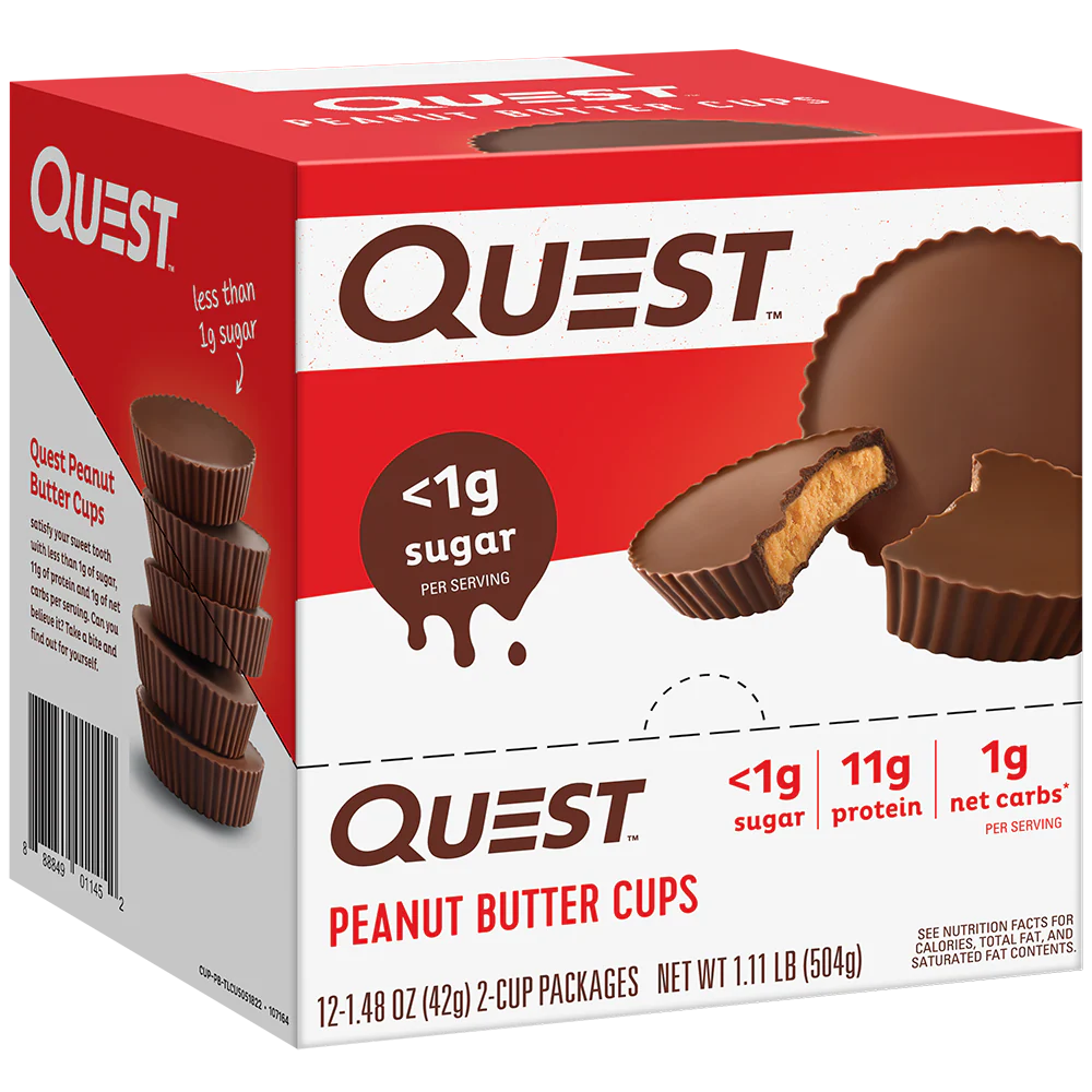 QUEST  -  Peanut Butter Cups 12/Box