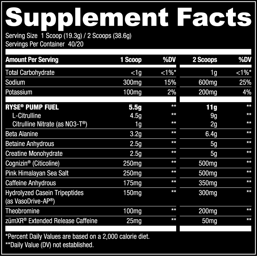 RYSE Supplements - Godzilla 792 g