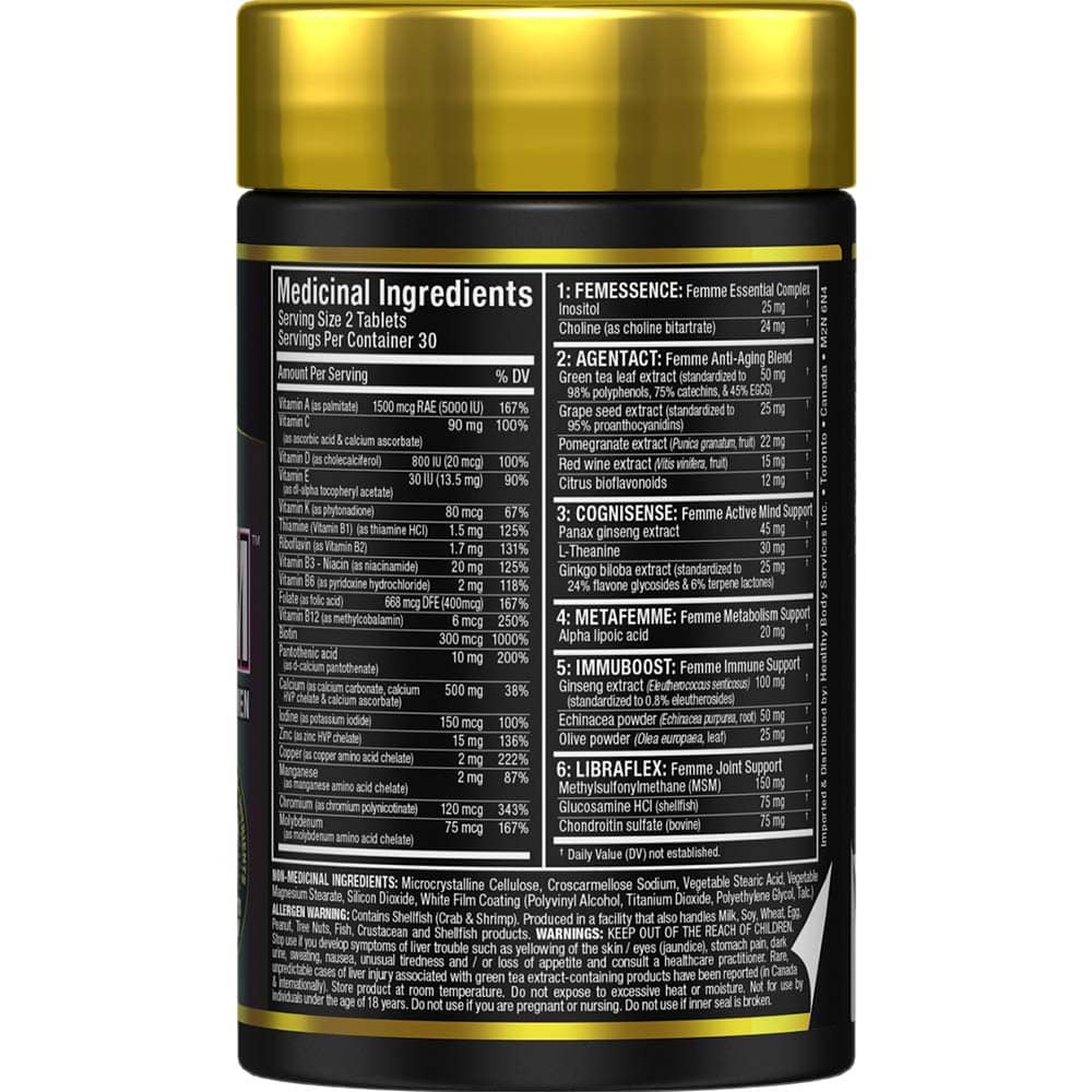 ALLMAX  -  Vitaform Femme, 60 comprimés