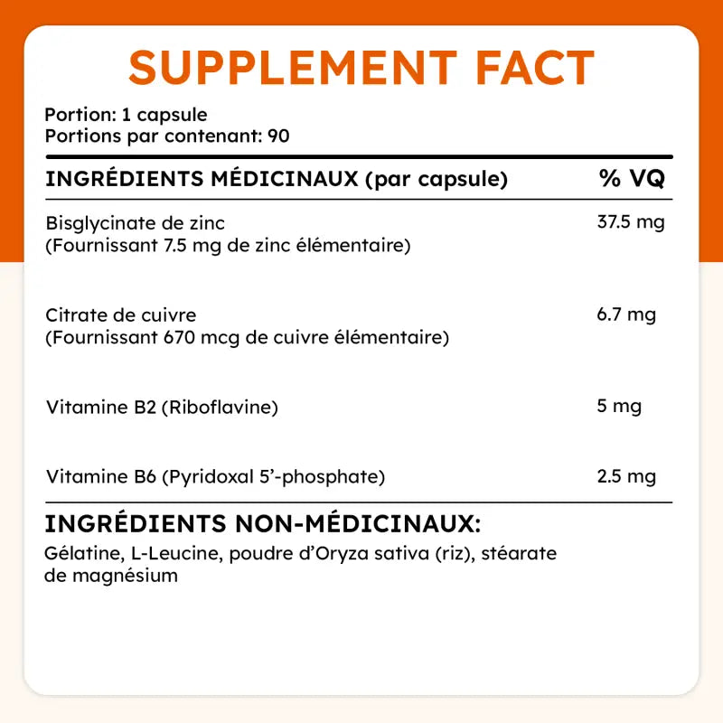NIH - Zinc Complete  90 capsules